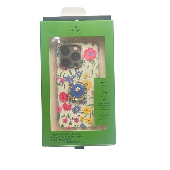 Kate spade Garden Bouquet Stability Ring iPhone 14 Pro - Picture 1 of 9